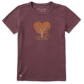 Women's Fall in Love Tree Short Sleeve Crusher Tee product image 1