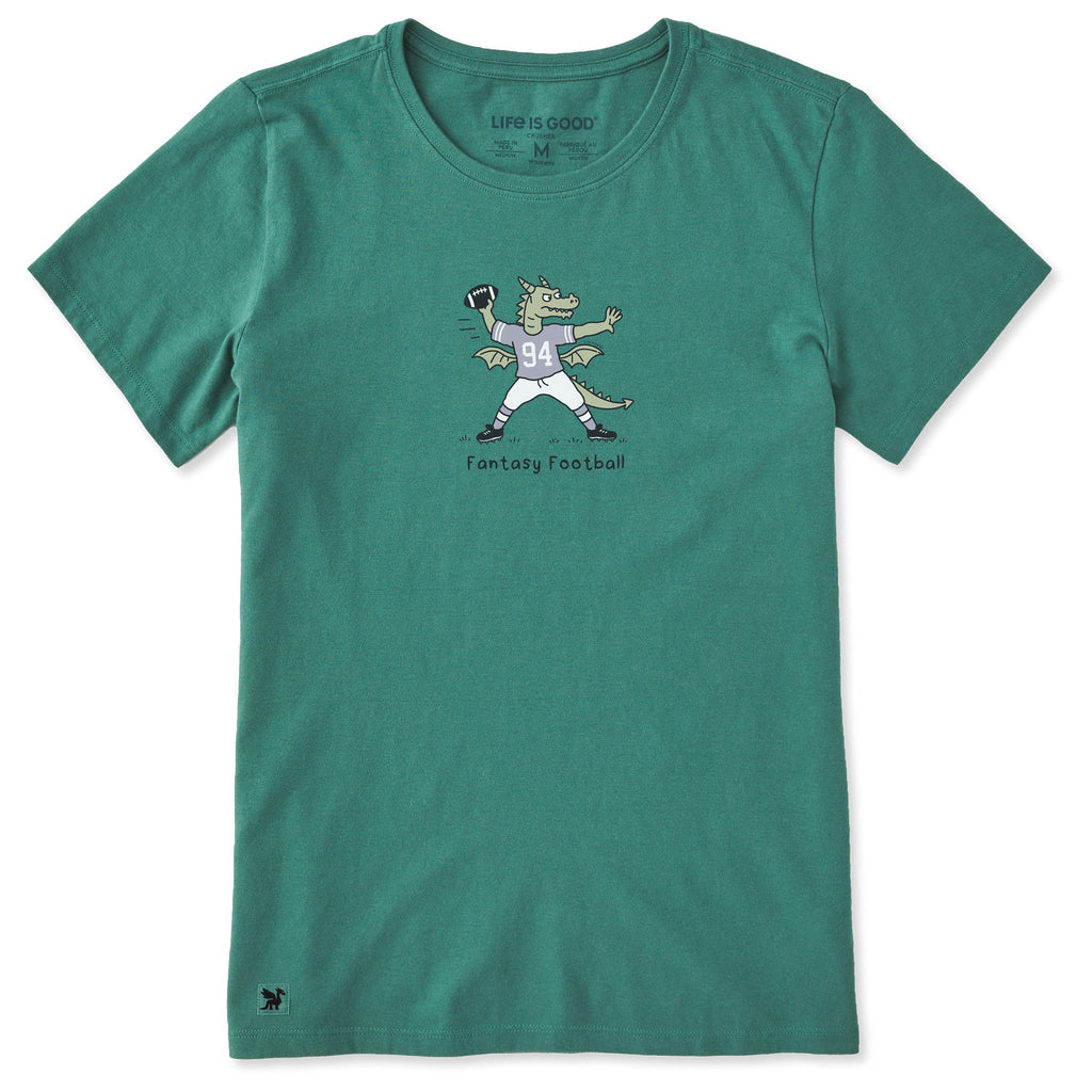 Women's Fantasy Football Dragon QB Short Sleeve Crusher Tee product image 1