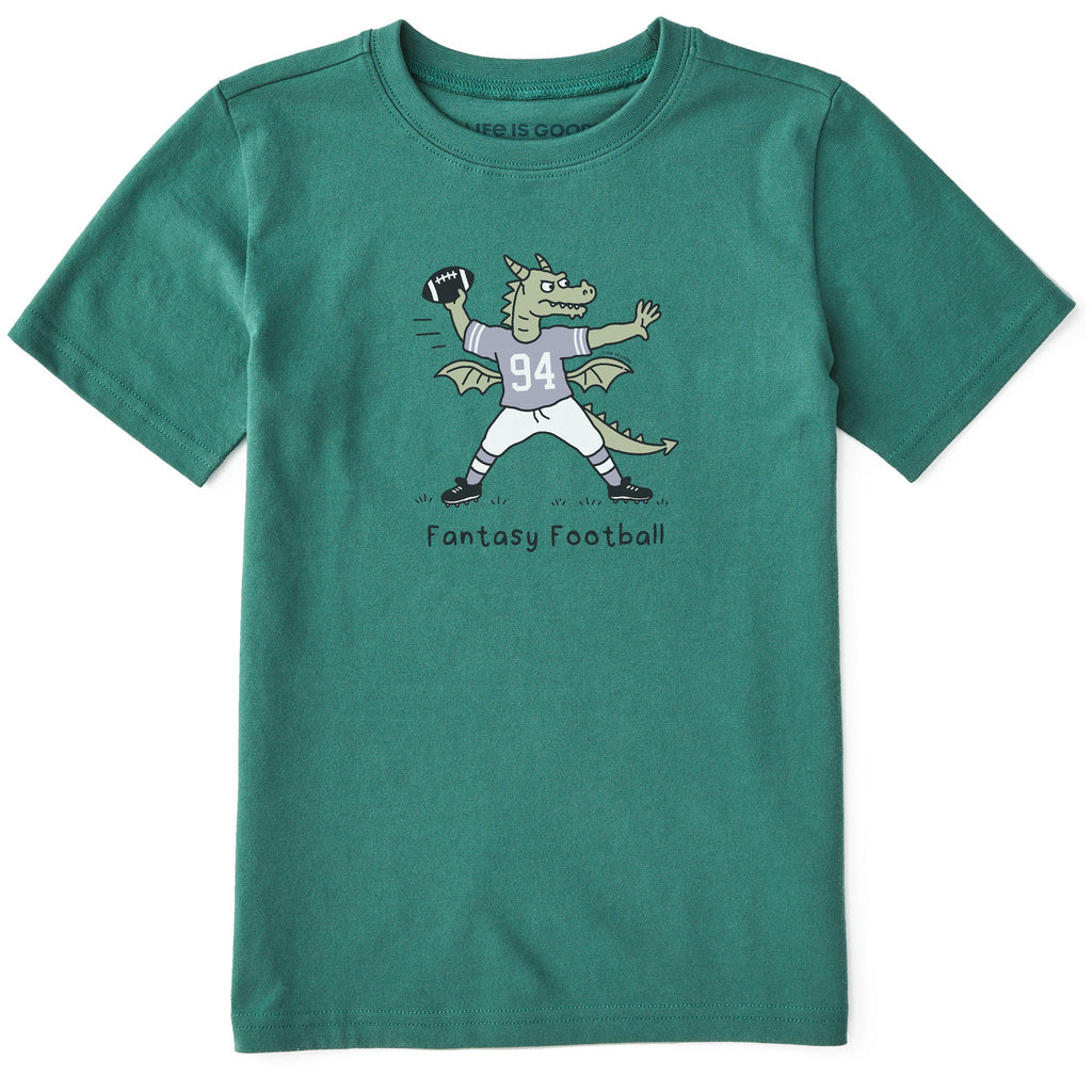 Kids Fantasy Football Dragon QB Short Sleeve Crusher Tee product image 1