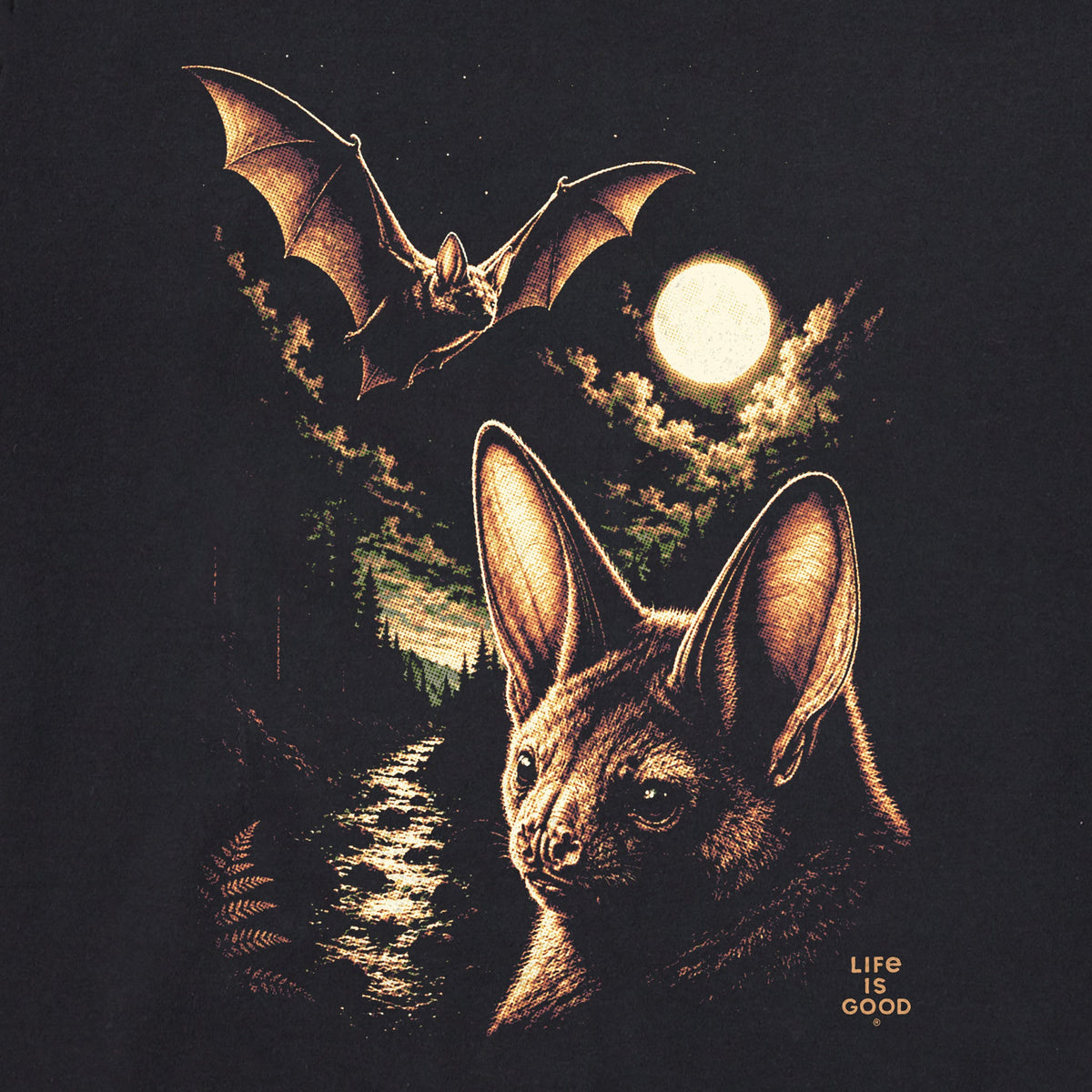 Men's Bat in the Woods Short Sleeve Crusher Tee product image 2