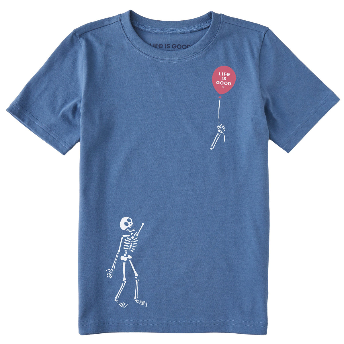 Kids Skeleton Balloon Short Sleeve Crusher Tee product image 1