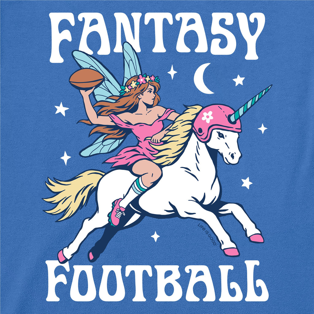 Women's Fantasy Football Unicorn Short Sleeve Crusher Boxy product image 6