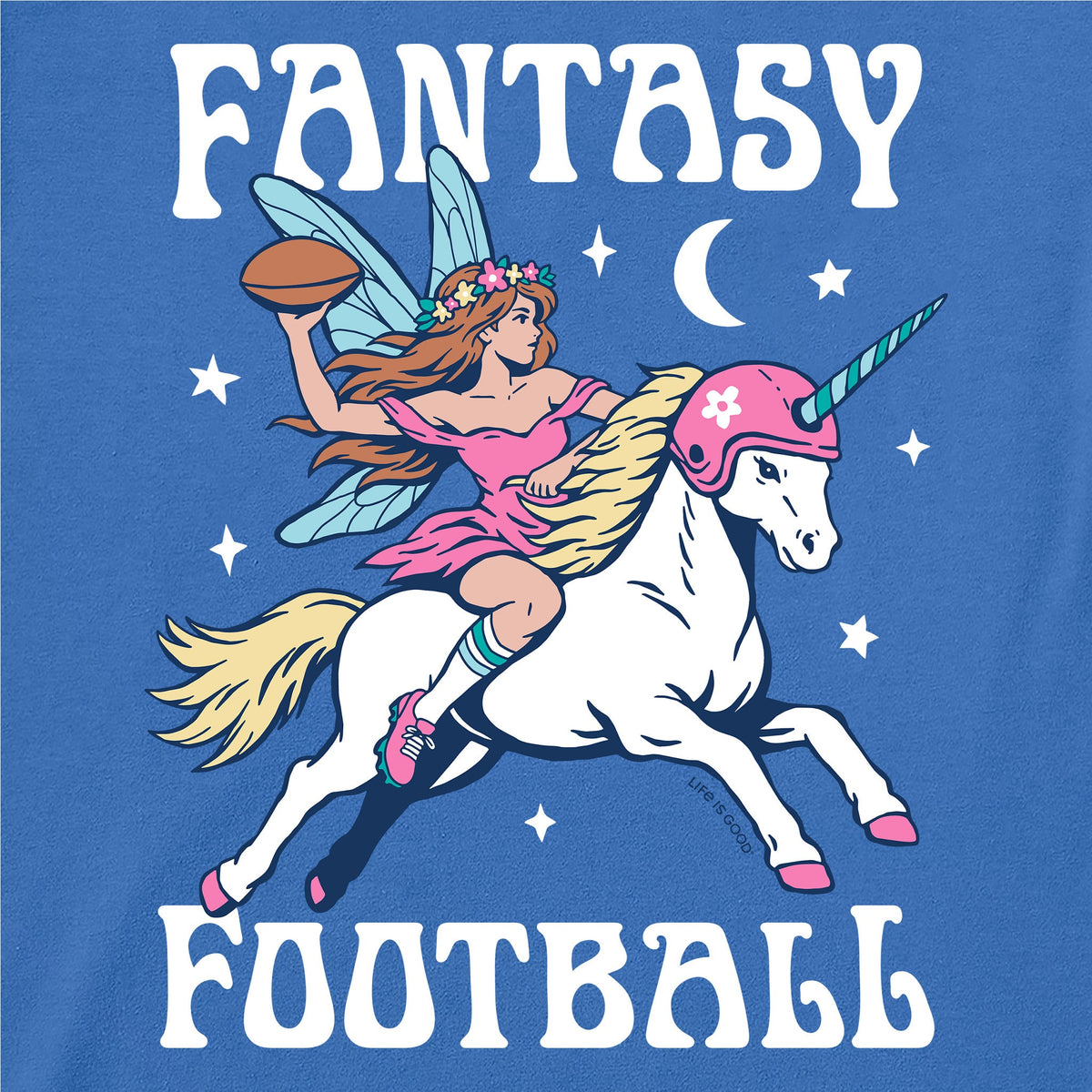 Women's Fantasy Football Unicorn Short Sleeve Crusher Boxy product image 6