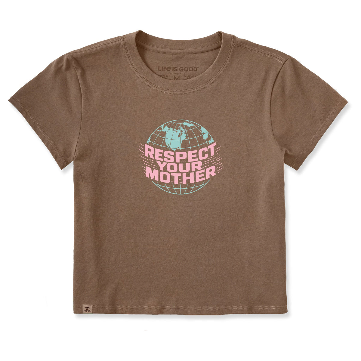 Women's Respect Your Mother Globe Crusher-LITE Shrunken Tee product image 3