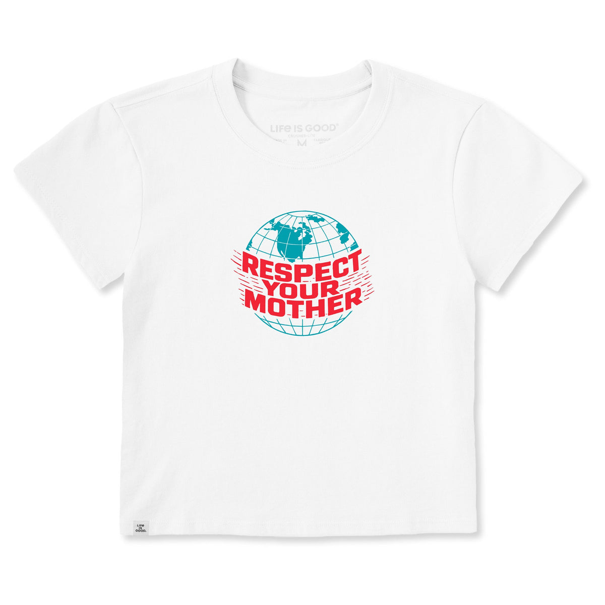 Women's Respect Your Mother Globe Crusher-LITE Shrunken Tee product image 5