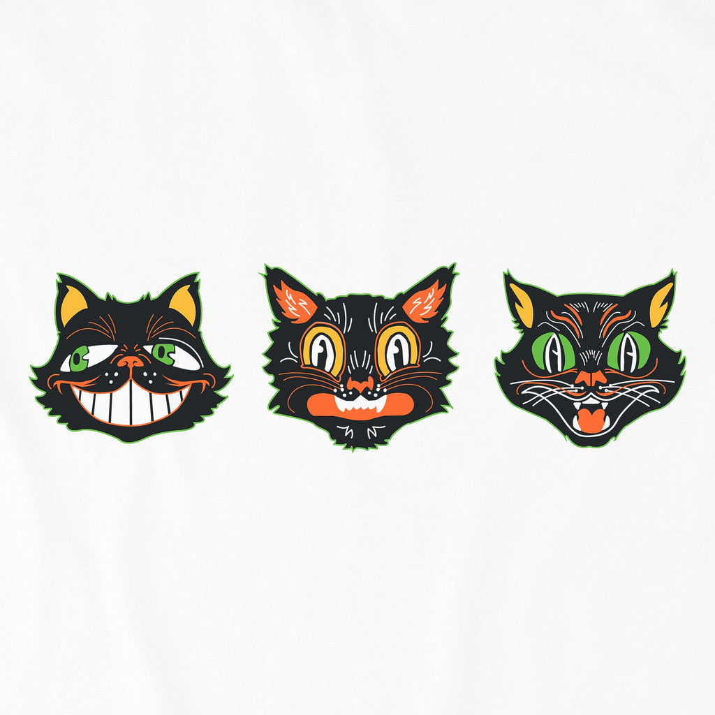 Women's Retro Halloween Cats Crusher-LITE Shrunken Tee product image 4