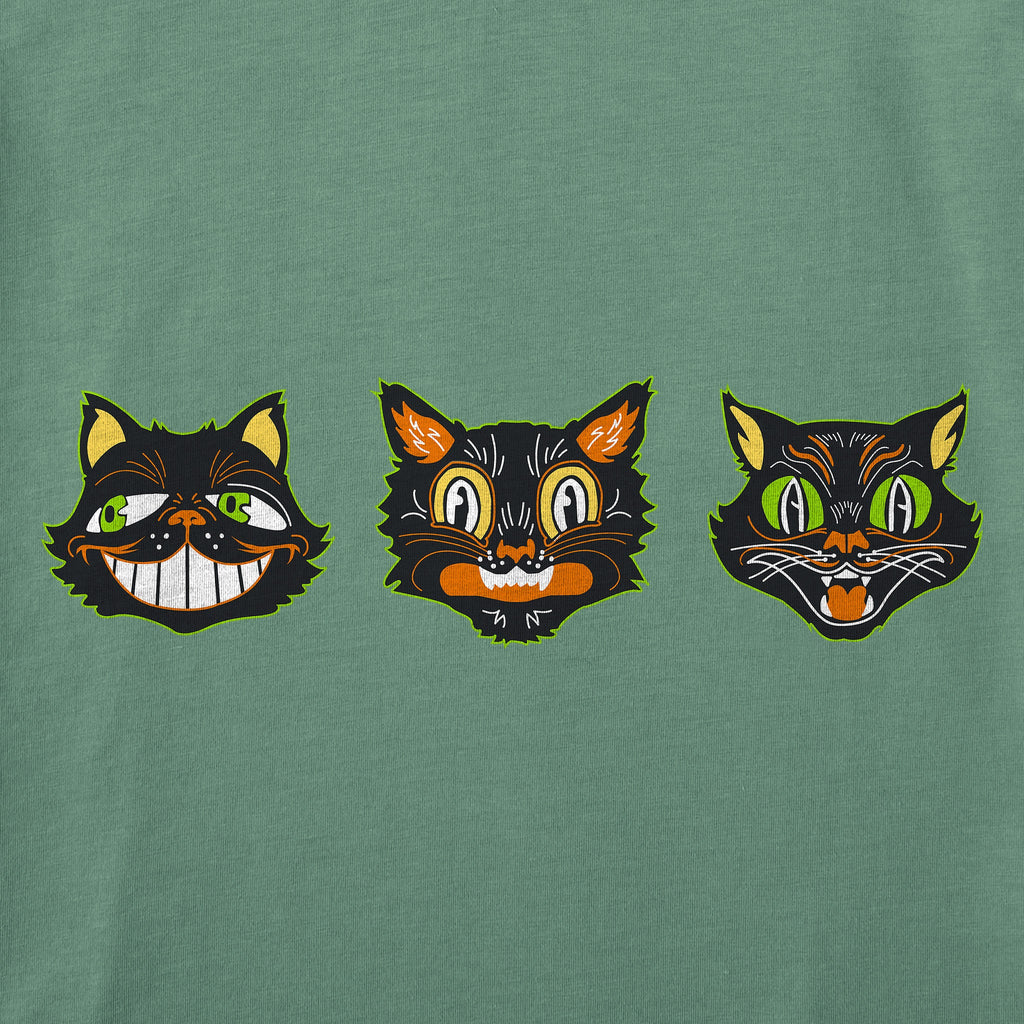 Women's Retro Halloween Cats Crusher-LITE Shrunken Tee product image 6