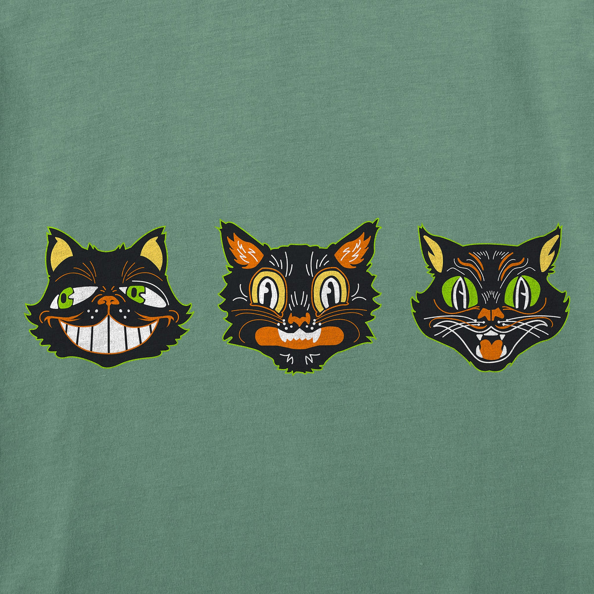 Women's Retro Halloween Cats Crusher-LITE Shrunken Tee product image 6
